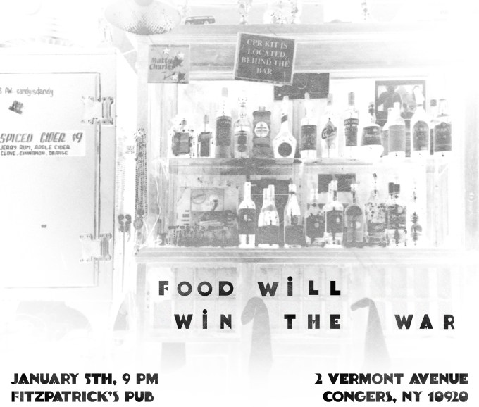 Live at Fitzpatrick's, Saturday January 5th